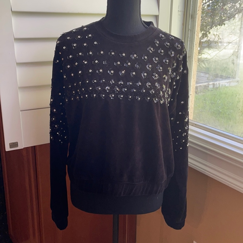 Juicy Couture Velvet Black Label Sweater.